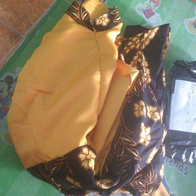 Dt Collection - Batik Gamis Katun Mix Ballotely Motif Cendrawasih Busana Muslim Wanita/cewekbaju Mus