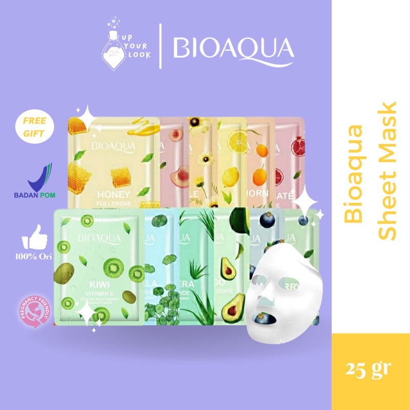 ✨Up Your Look✨ BIOAQUA Sheetmask essence Sheet mask masker BPOM