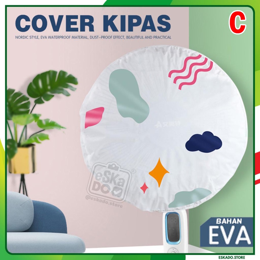 Cover Penutup Kipas Angin/ Pelindung Kipas Angin Nordic Style