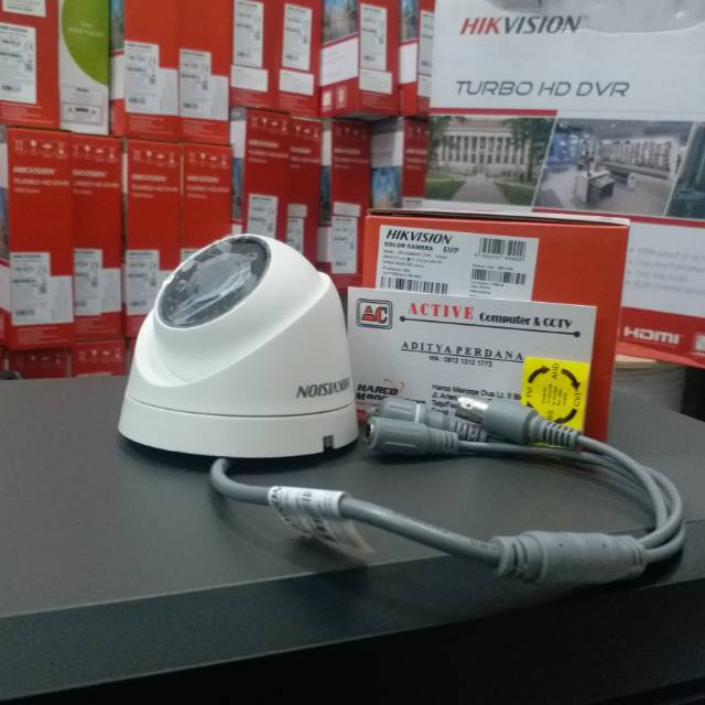 PAKET KAMERA CCTV 8 MP HIKVISION 1 CAMERA 8MP FULL HD DVR 4 CHANNEL HIKVISION KOMPLIT 2560 P GARANSI