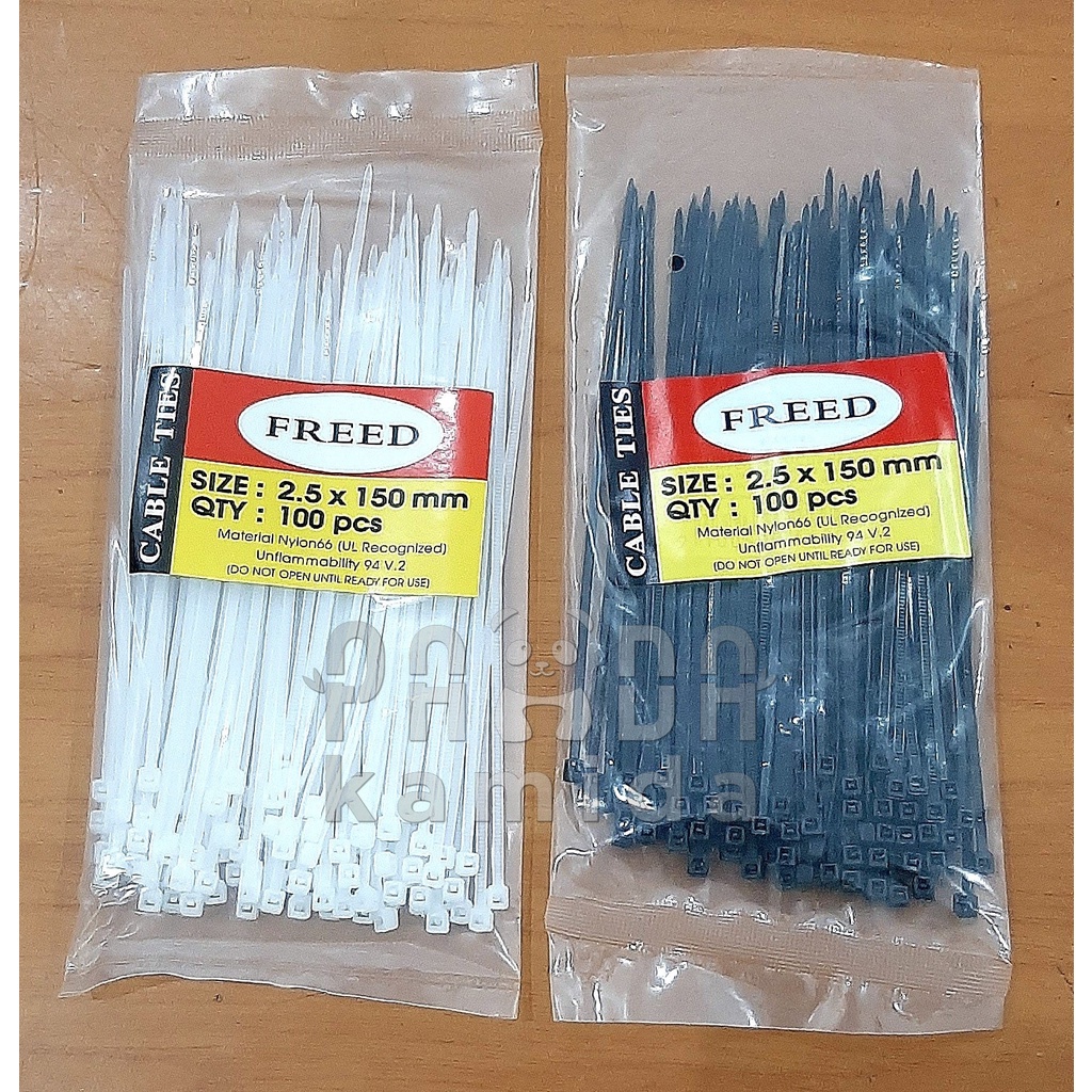 

100pcs Kabel Ties / Cable Ties / Kabel Tis FREED 15 cm