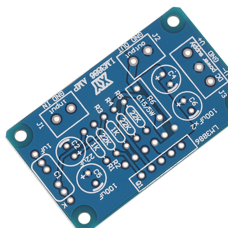 E2id &amp; &gt; Papan PCB Paralel power amplifier DC | 20-28v 68W LM3886TF