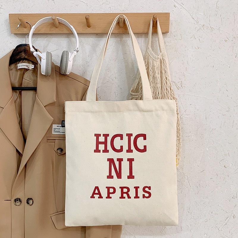 FINOM DNB - Tote Bag Wanita Kanvas Tas Samping Korea Style