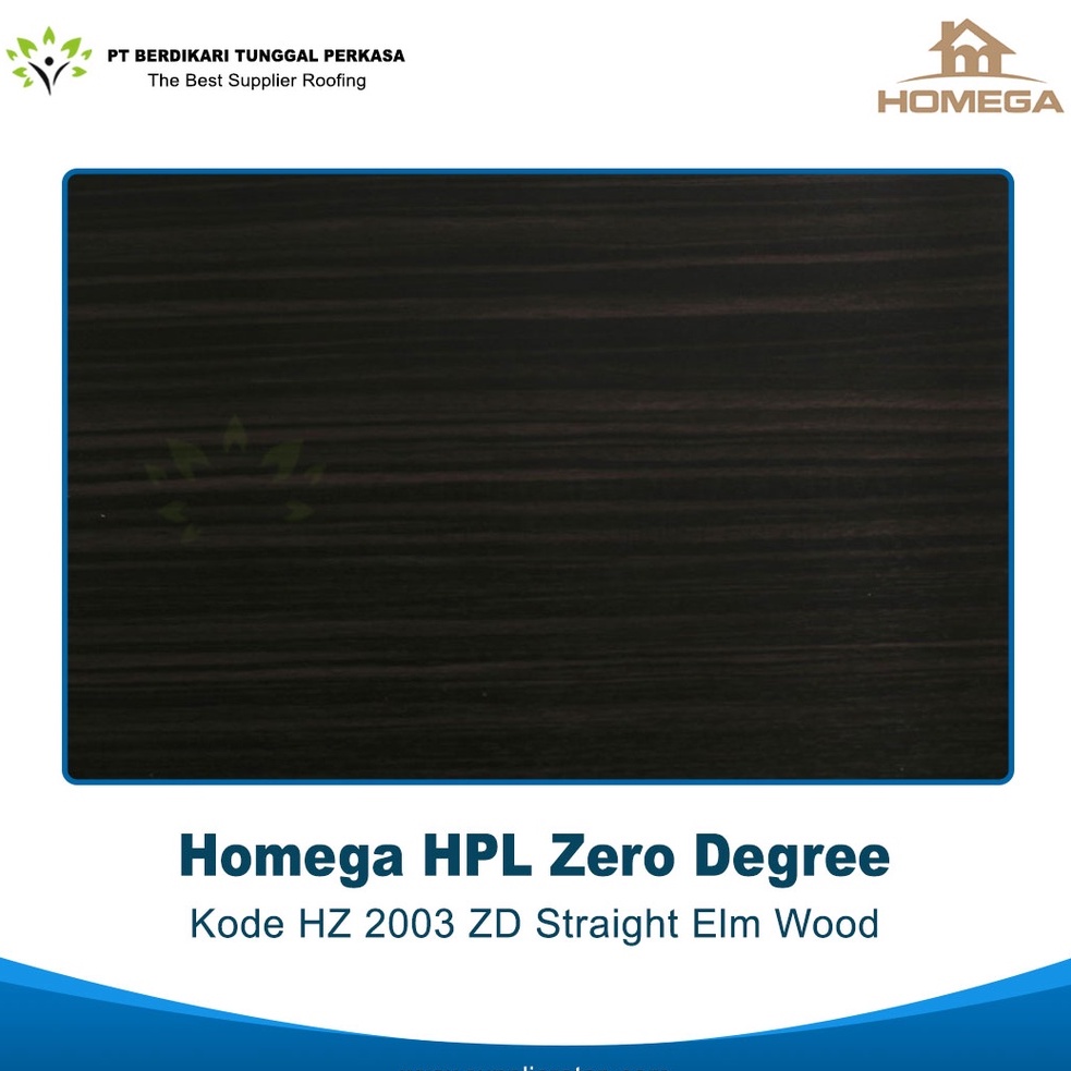 Pelapis Kayu HPL / Homega HPL Zero Degree
