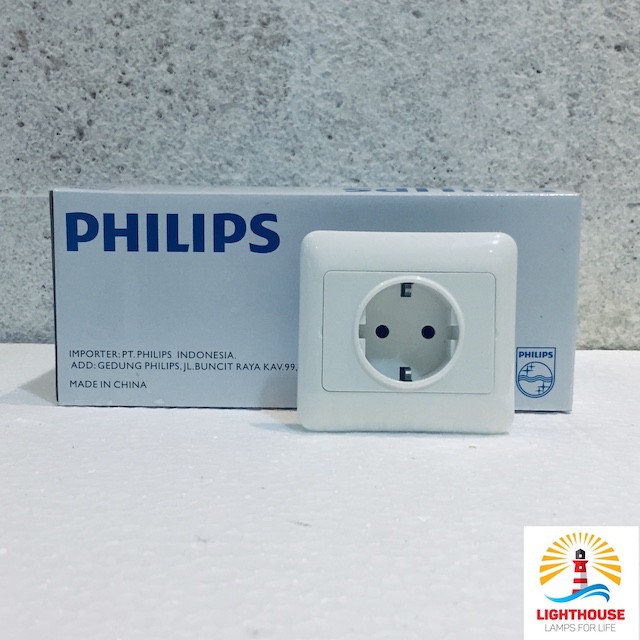 Stop Kontak Tanam Philips Essential Socket Universal