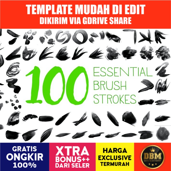 100 Essential Brush Strokes