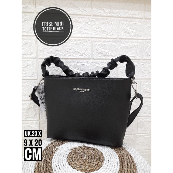 Promo tas sophie paris frise mini totte black bag