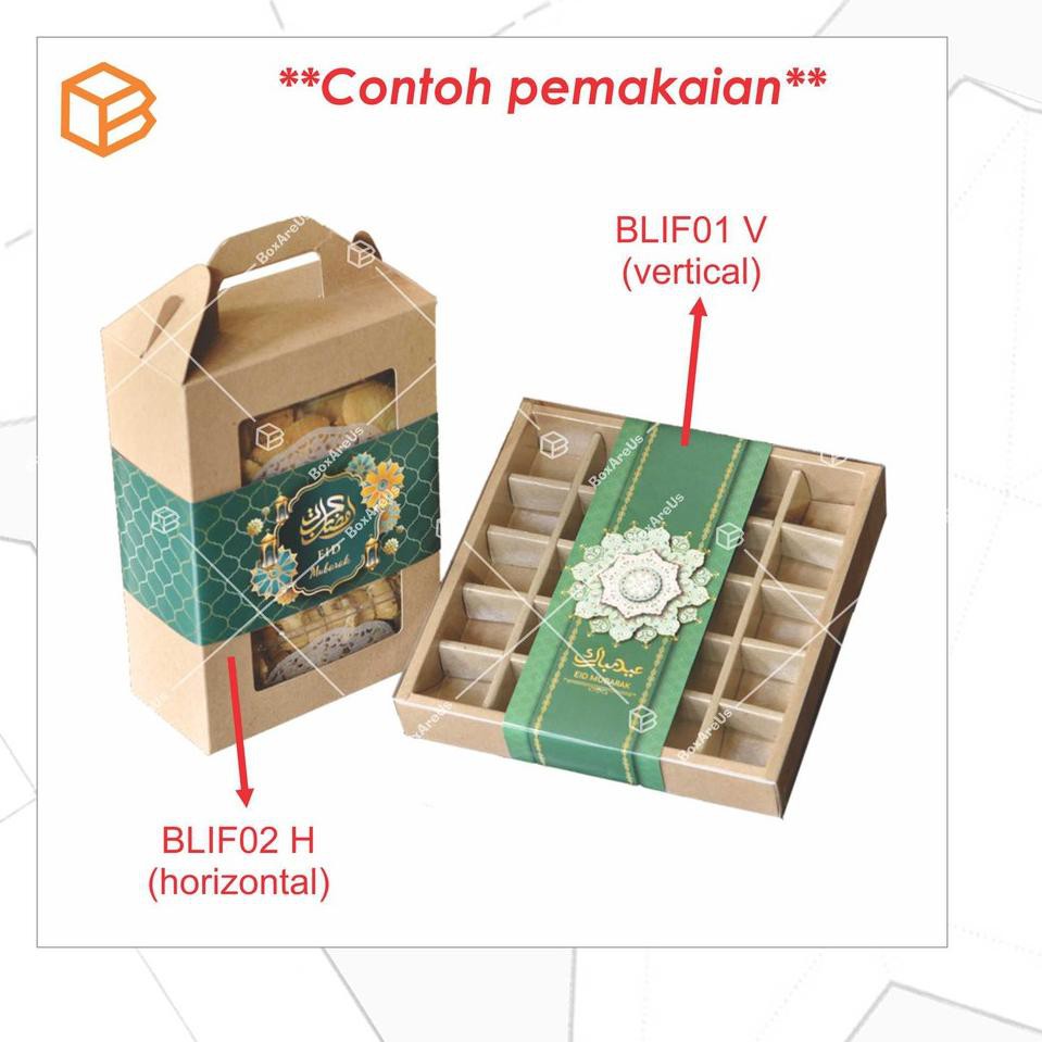 

Special Price.. BLIF - Paperbelt Lebaran / Label Idul Fitri / Hiasan Sleeve Sabuk