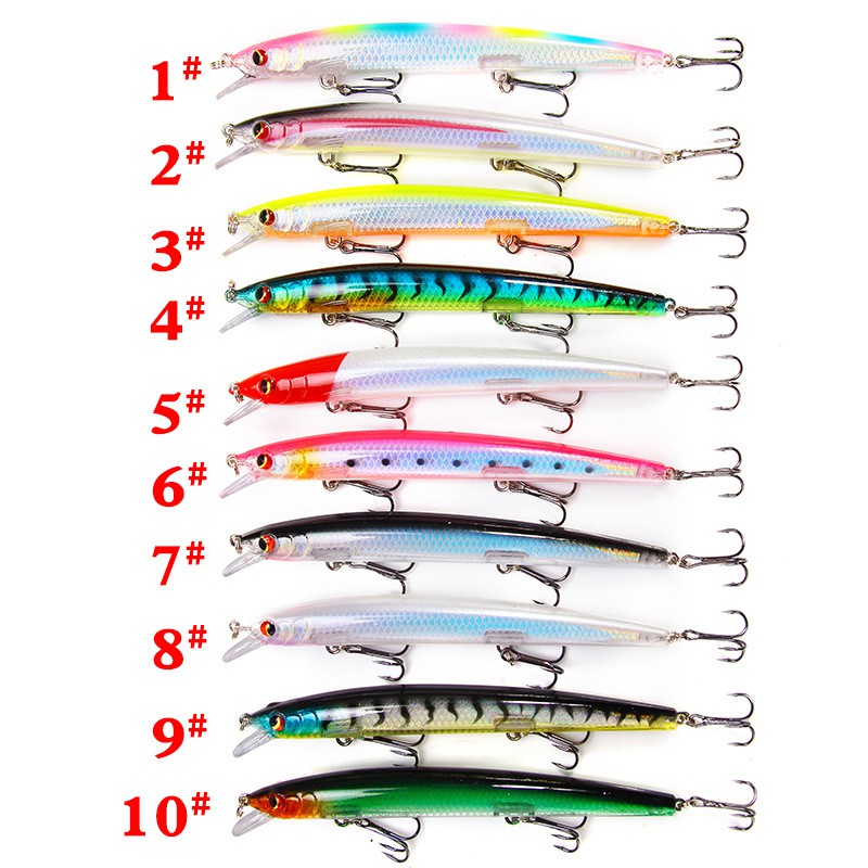 Alat Pancing Murah Umpan Mancing Kail Pancing Plastic Bait Umpan Mancing Alat Pancing Clouser Minnow Umpan Ikan 1PCS 15.4g/13.5cm Sinking Minnow relix nusantara CrankSet CrankBait Umpan Pancing Umpan Pancing Buatan