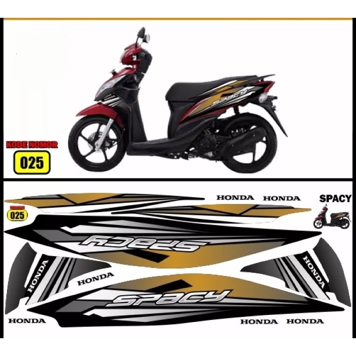 striping Spacy / decal Spacy / variasi Spacy D1