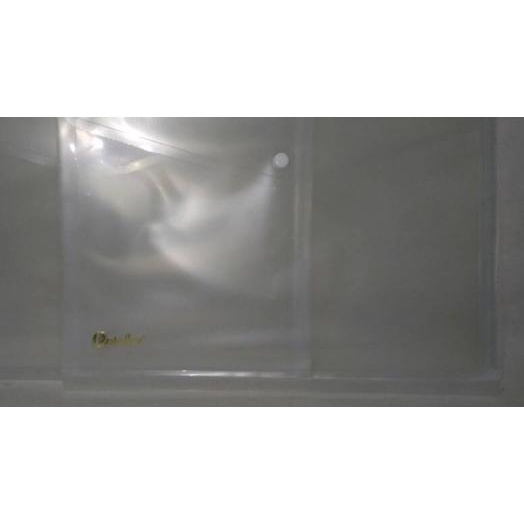 

✽ Map Plastik Kancing Punggung F4 - Transparant (Pak Isi 12 Pcs) ☃