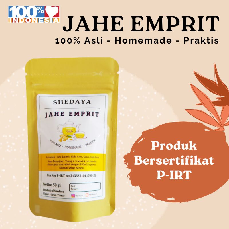 

JAHE EMPRIT BUBUK 100% ALAMI Spesial dengan Gula Aren