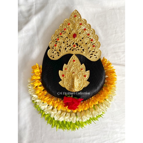 Set Mahkota Belakang Payas Agung Pengantin Bali/ Cempaka Sandat