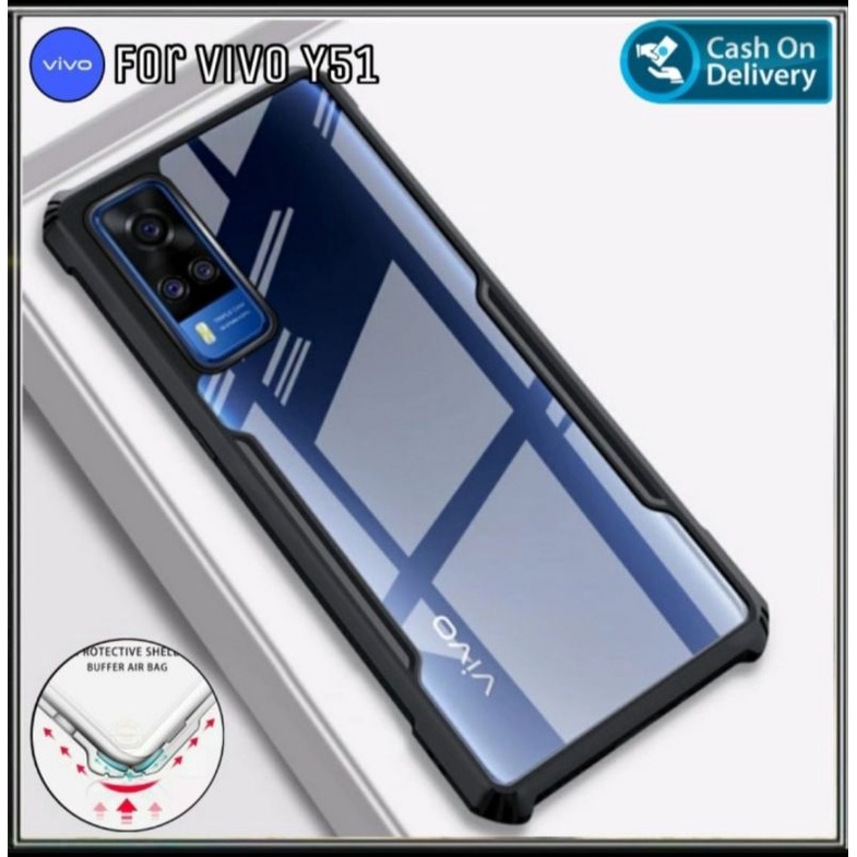 Case Vivo Y75 5G V21 4G 5G V21E Y73 Y50 Y30 Y30i Y30s Y21 Y21s Y33s Y51 Y51A Y53s Y91 Y93 Y95 Y91C Y20 Y20i Y20s Y20sG Y12s V20 SE Y12 Y15 Y17 Y19 Y15s V19 S1 Pro Hard Soft Fusion Armor Shockprooft TPU HD Trasnparan Acrylic Casing HP Cover + Ring Holder