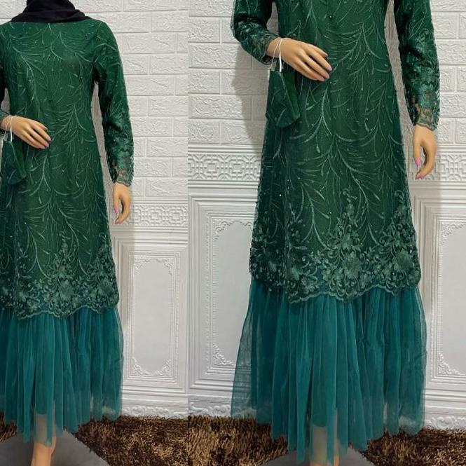 ✩ [ ] GAMIS PESTA - GAMIS TRADISIONAL - KEBAYA TULLE - GAMIS TUTU MALIKA - BY NJ MODE ☀