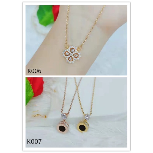 Kalung Titanium Permata Perhiasan Fashion K006.007