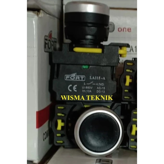 

PUSH BUTTON BLACK NO FORT LA115-A5-10 HITAM