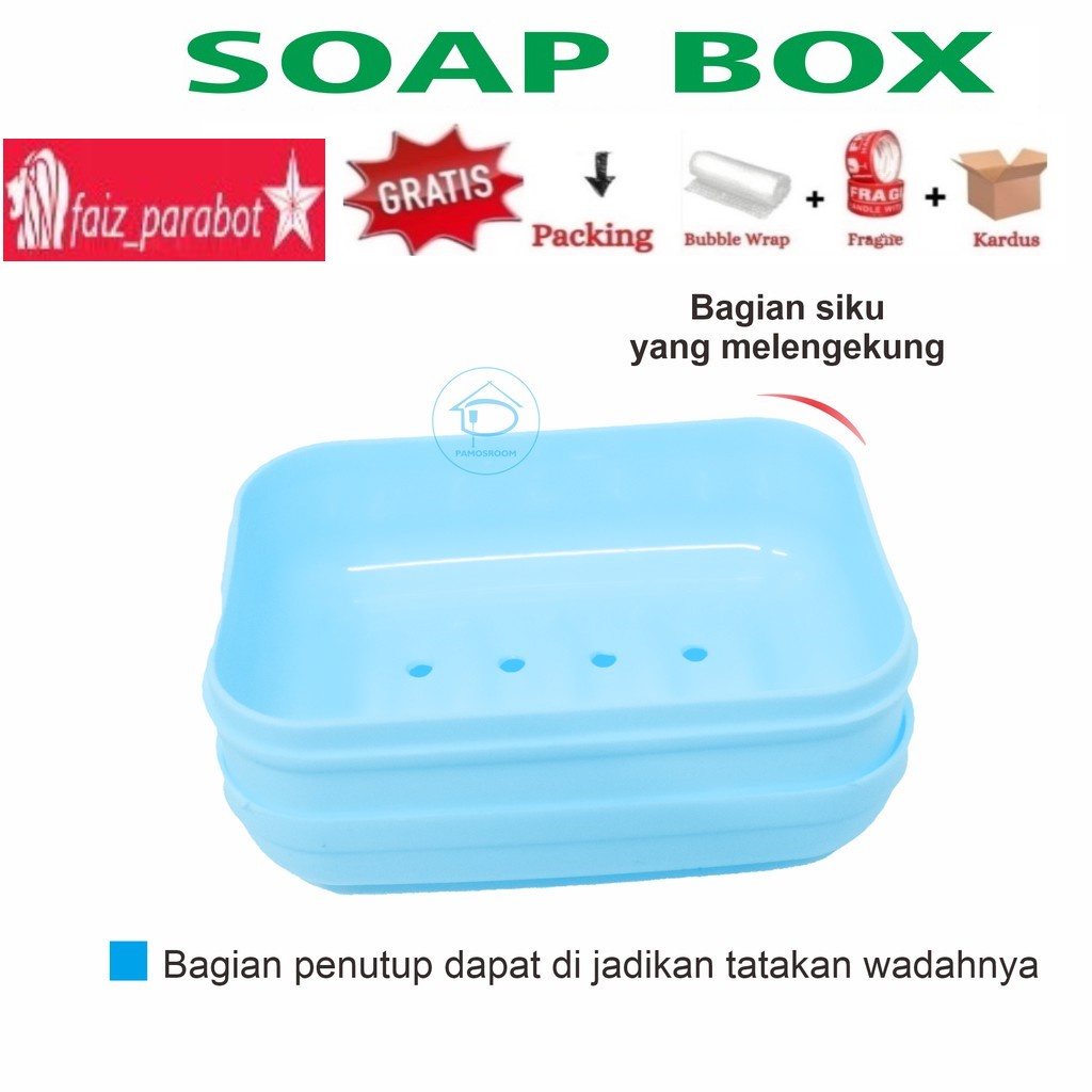 SERBA GROSIR MURAH CEPUK BOX TEMPAT SABUN KAMAR MANDI ANGLE