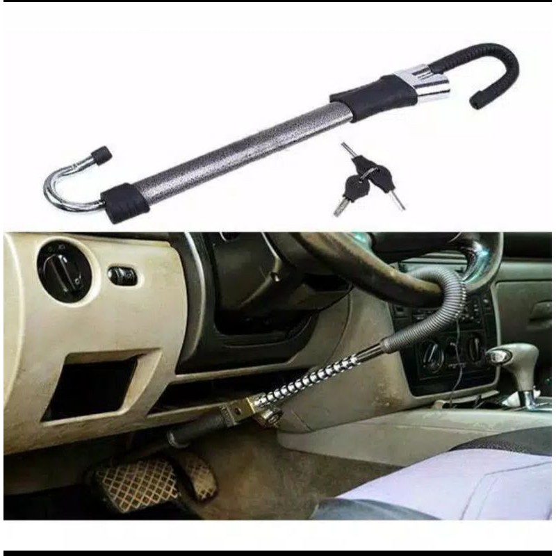 Kunci stir pengaman mobil / kunci setir mobil ke pedal type 6084
