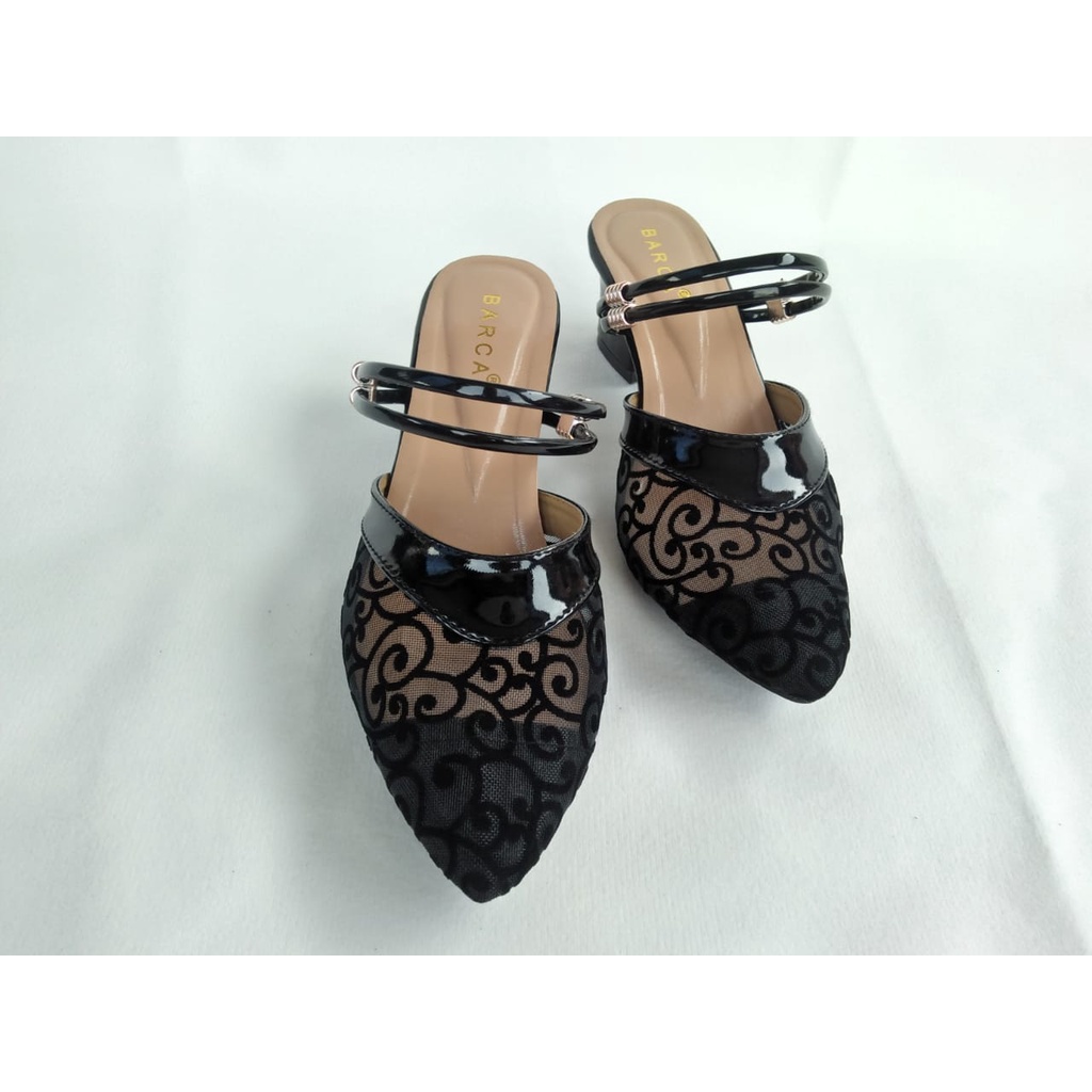 Sandal Brukat Wanita Terbaru 2021 Hak 5cm JASMINE