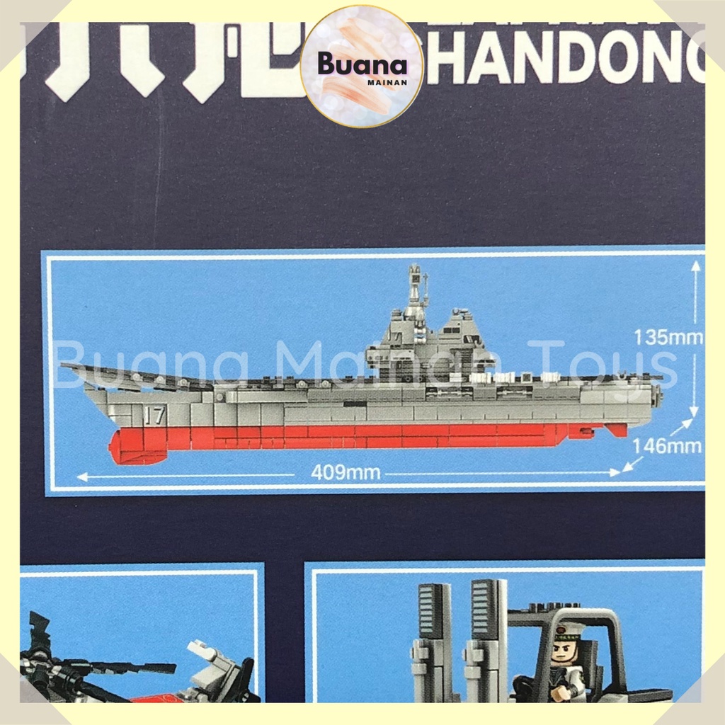 BRICK SEMBO WAR SHIP NAVY SHANDONG MAINAN EDUKASI ANAK COWO CEWE BRICKS KAPAL PERANG LAUT 202005