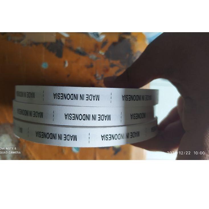

[PRODUK E0CWE] label made in indonesia 0VC
