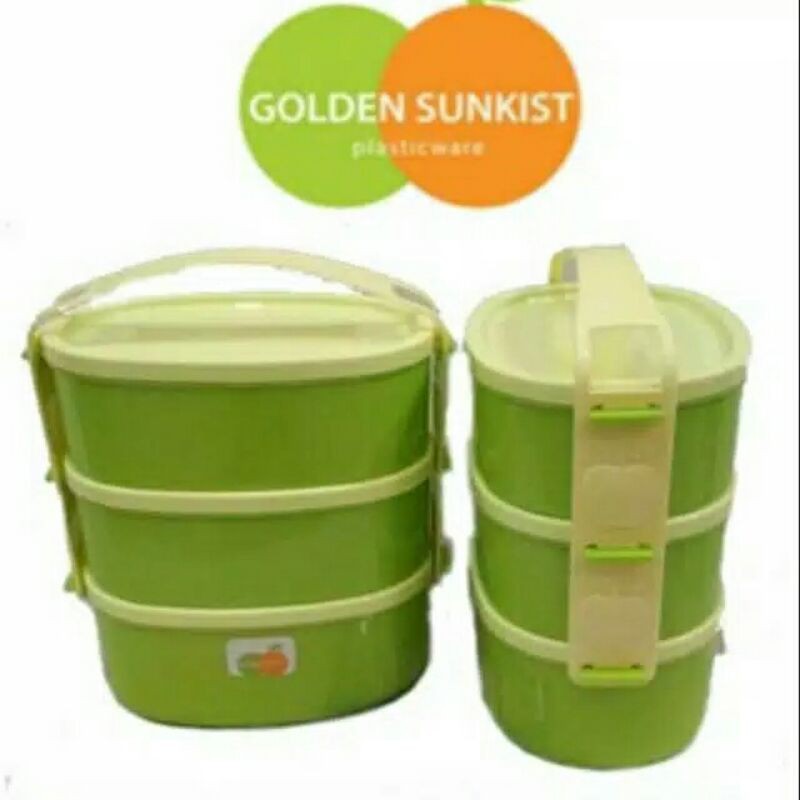 Rantang piknik lonjong kecil RPLK 9028 Golden sunkist promo !!