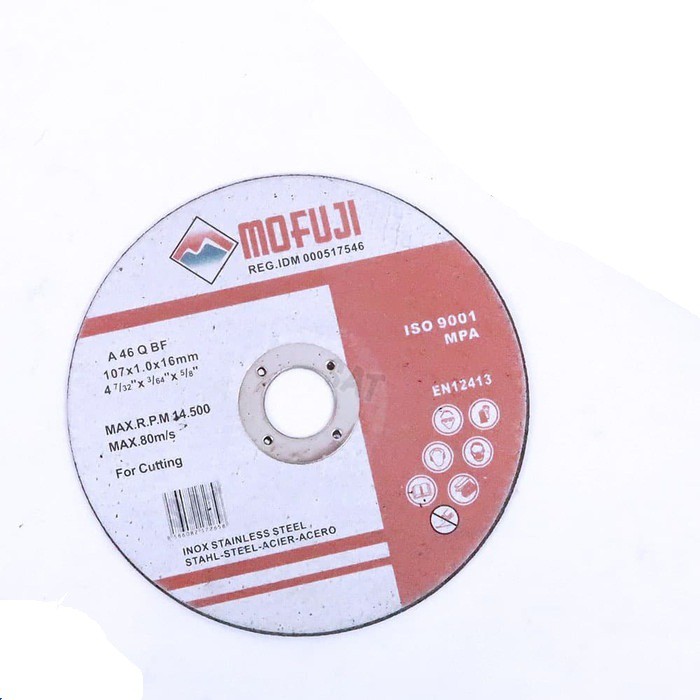 Batu Potong Mata Gerinda 4 inch Cutting Wheel MOFUJI Mata Potong Besi Grinda Galvalum 4&quot; Galvanis