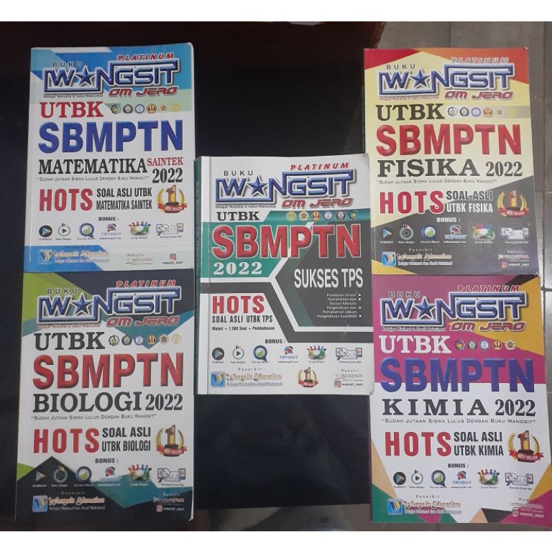 PRELOVED BUKU WANGSIT 2022 [ORI] WANGSIT TPS, WANGSIT MATEMATIKA, WANGSIT FISIKA, WANGSIT KIMIA, WAN