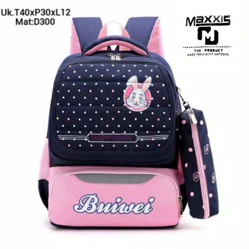 Tas Sekolah Ransel Backpack Cowok Cewek SMP SMA SD SMU Murah Kent Kent kanvas Murmer