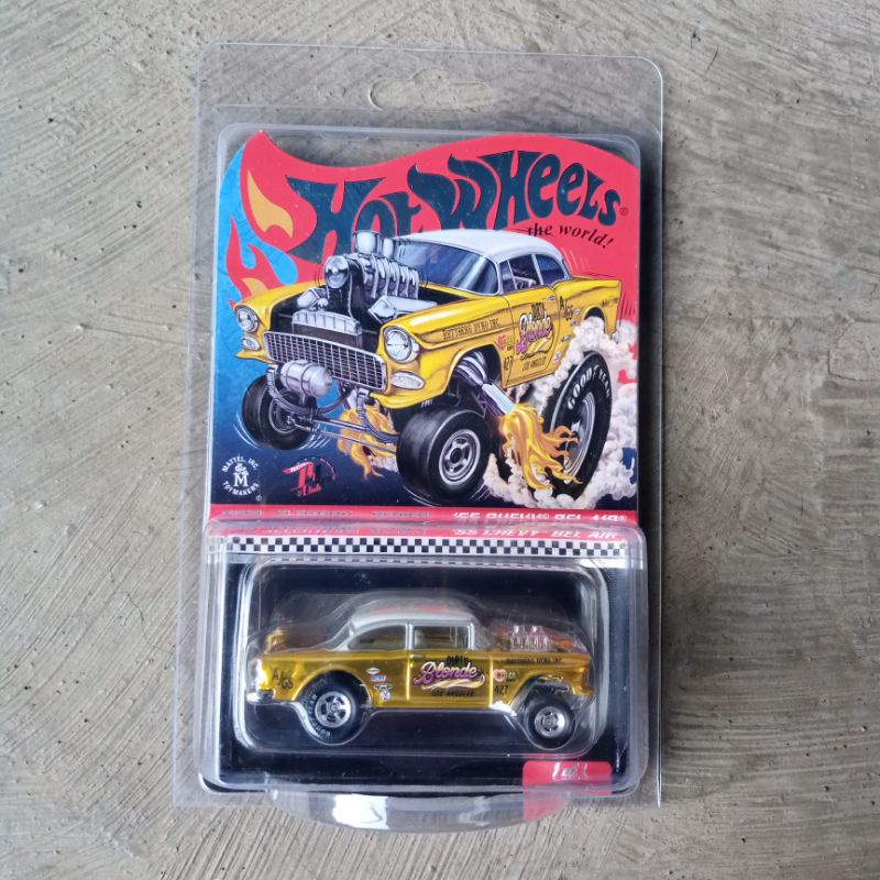 Hot Wheels 55 Chevy Bel Air Gasser Dirty Blonde