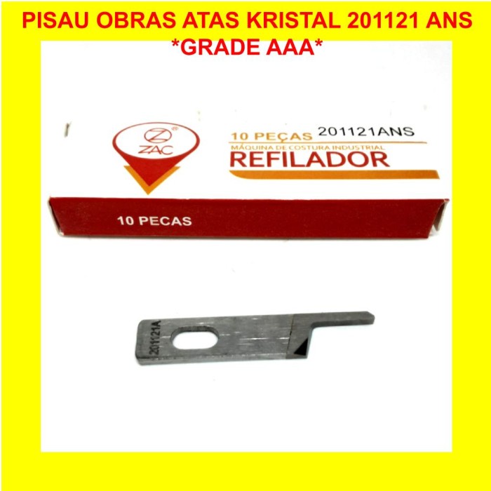 Pisau Obras Atas Kristal 201121A ZAC BAJA Grade AAA Mesin Jahit LEEN