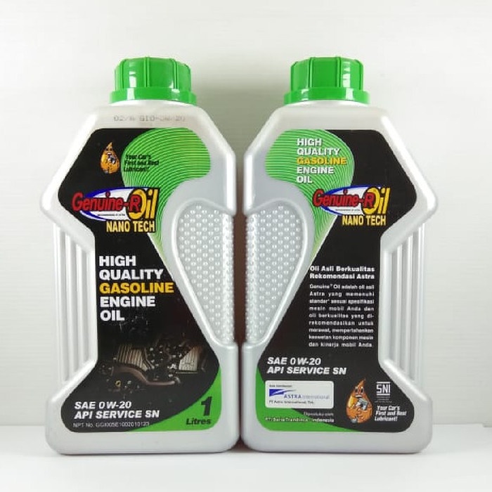 OLI MESIN DAIHATSU ASTRA GENUINE R OIL NANO TECH SAE 0W-20 API SN