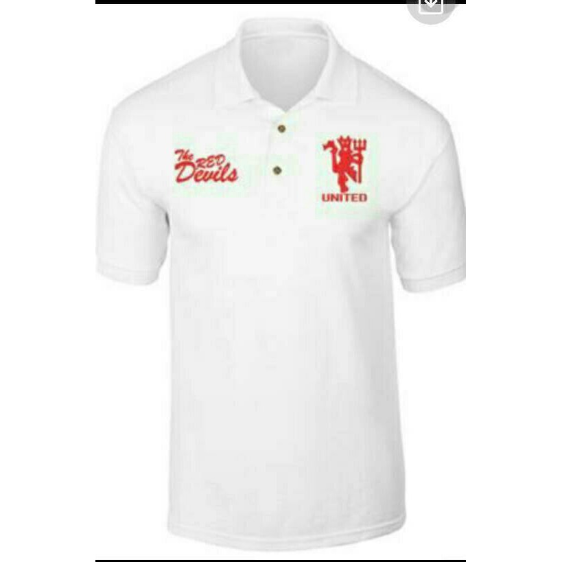 KAOS KERAH MU//POLO SHIRT BOLA MU (XXXL)