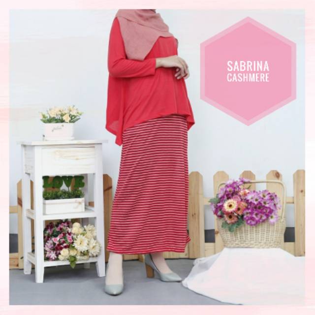 Homey Dress - Gamis Kaos Remaja (SABRINA CASHMERE)