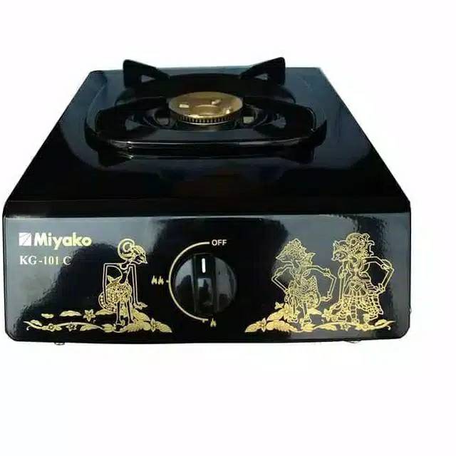 Miyako Kompor Gas 1TungkubTeflon Kg101C / KG101Wayang