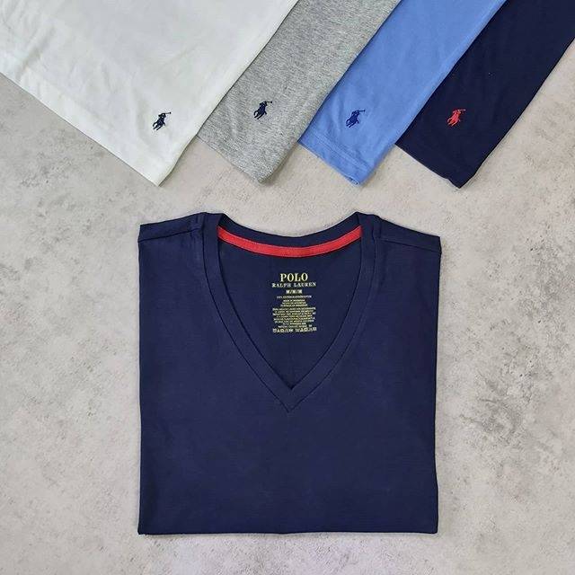 kaos polos Ralph lauren V-neck original