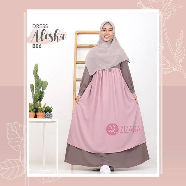 Alesha Dress B06/Dress Zizara/Gamis Zizara