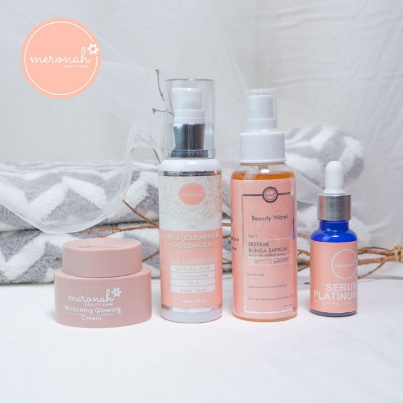 Paket kecantikan meronah skincare paket perawaan wajah paket skincare