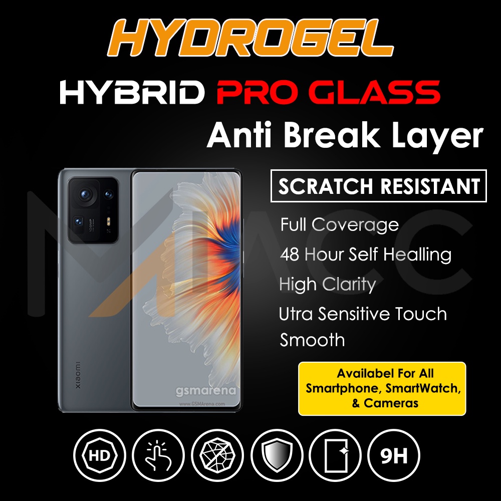 PREMIUM HYDROGEL XIAOMI MI MIX 4 ANTI GORES SCREEN DEPAN BELAKANG