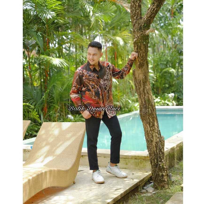 Batik Pria ABSTRACK JIWO Full Furing Katun Halus High Quality