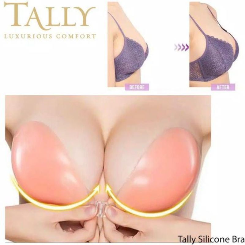 TALLY Bra Silikon Push Up Invisible Bra Silikon Push Up Pembentuk