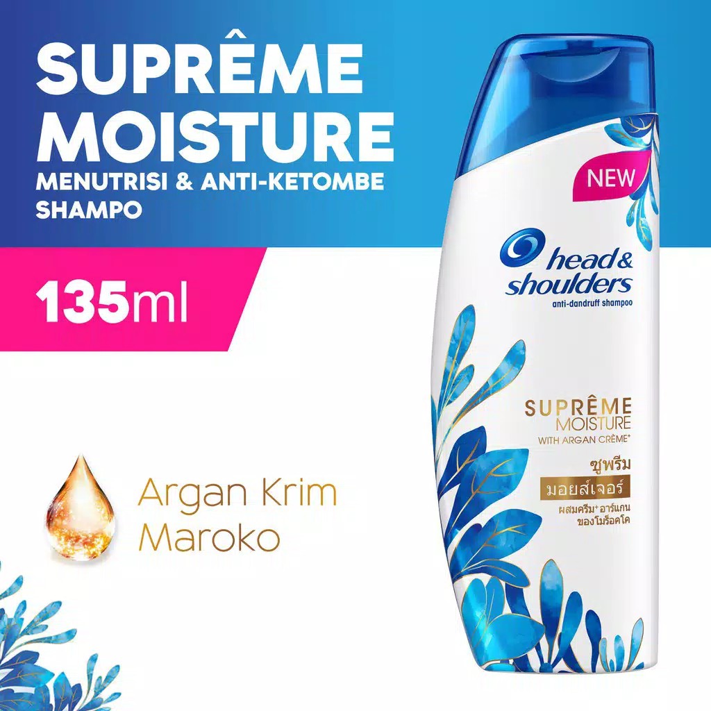 Head &amp; Shoulders Shampoo Supreme Moisture Anti-Dandruff 135 ml