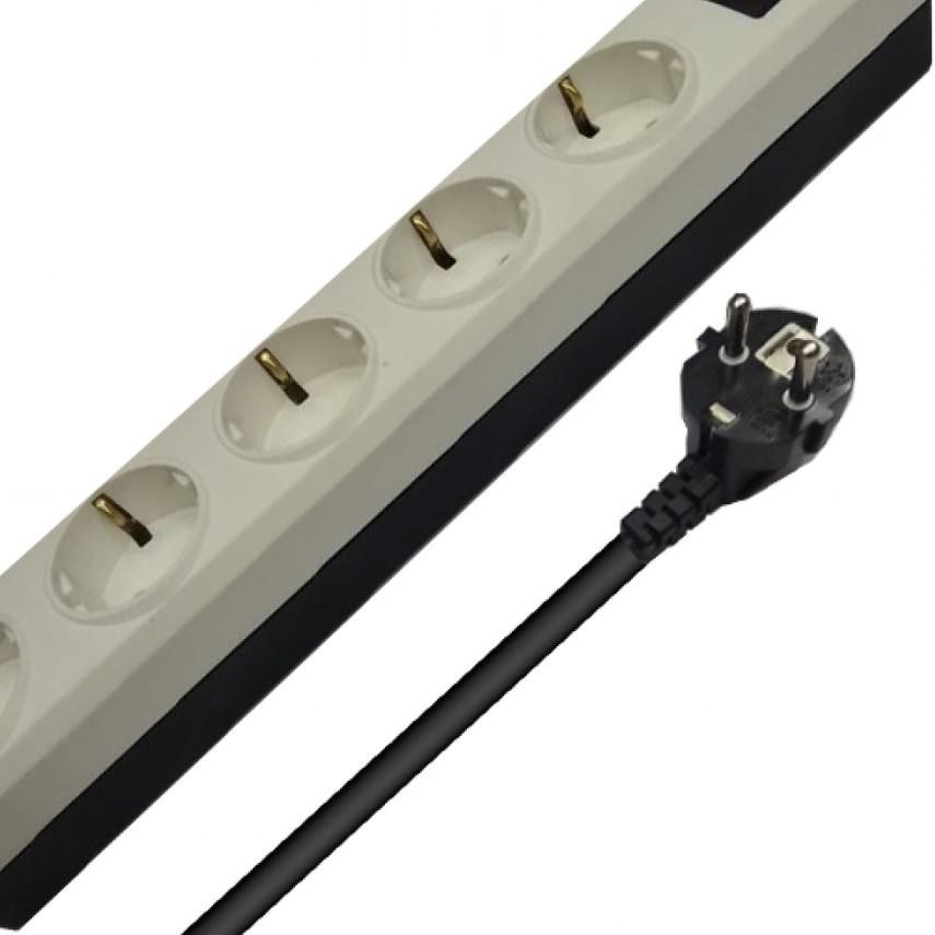 ✵ Broco 15851 (B) Stop Kontak 5 Lubang + Kabel ✰