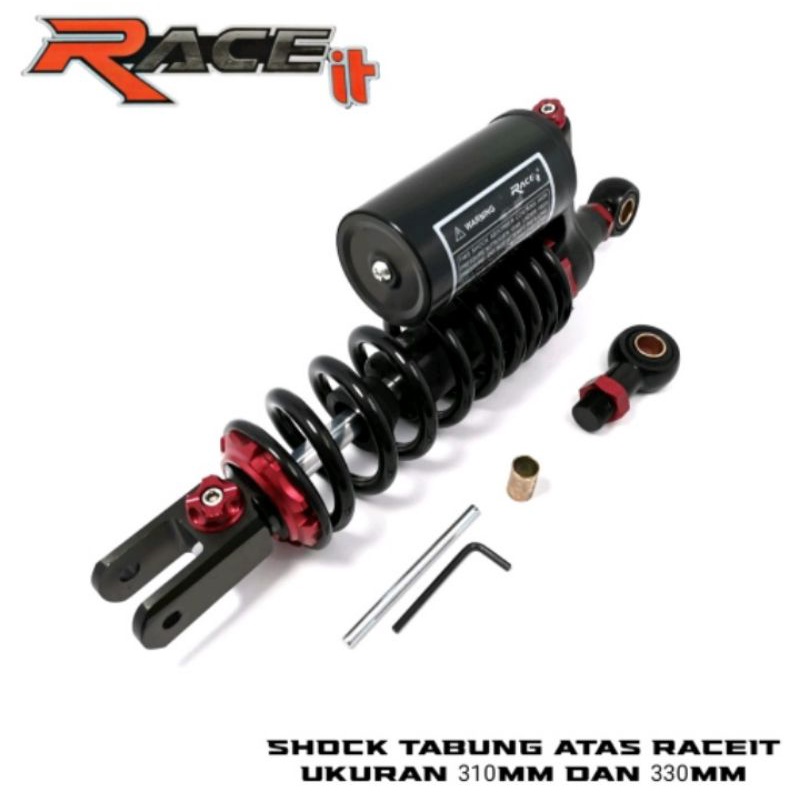 Shockbreaker RACEIT Sport 310mm - 330mm VARIO OLD/NEW MIO/BEAT/SCOOPY dan motor lainnya