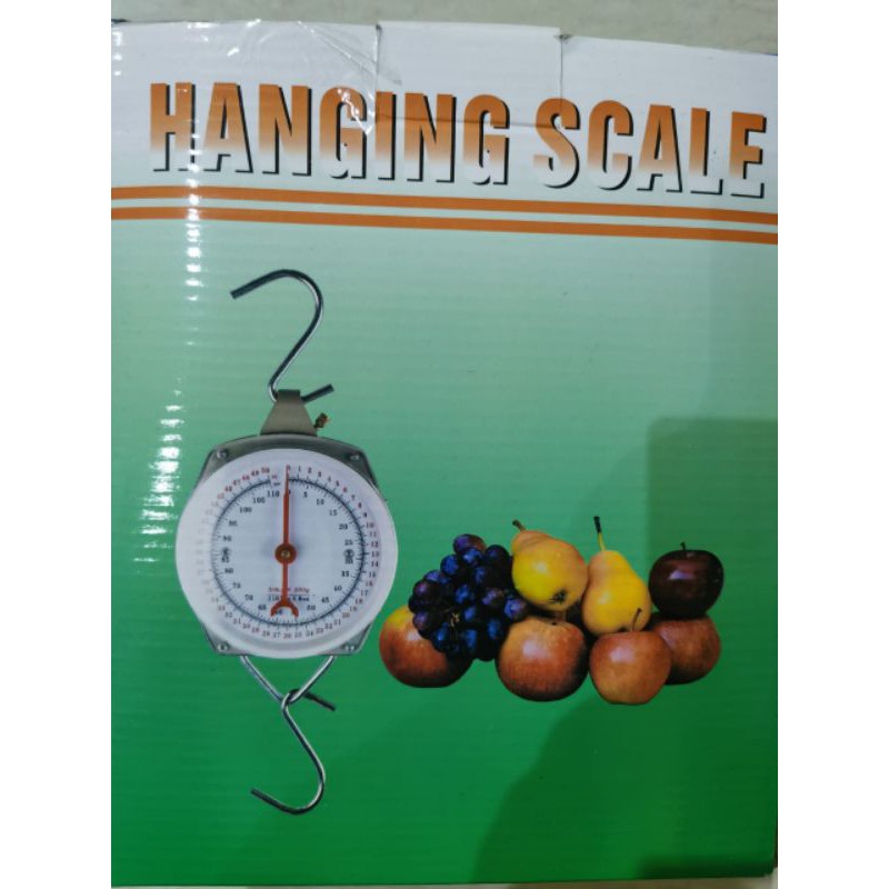 Timbangan Besi Gantung 200 Kg/Hanging Scale / Timbangan Dus Jarum