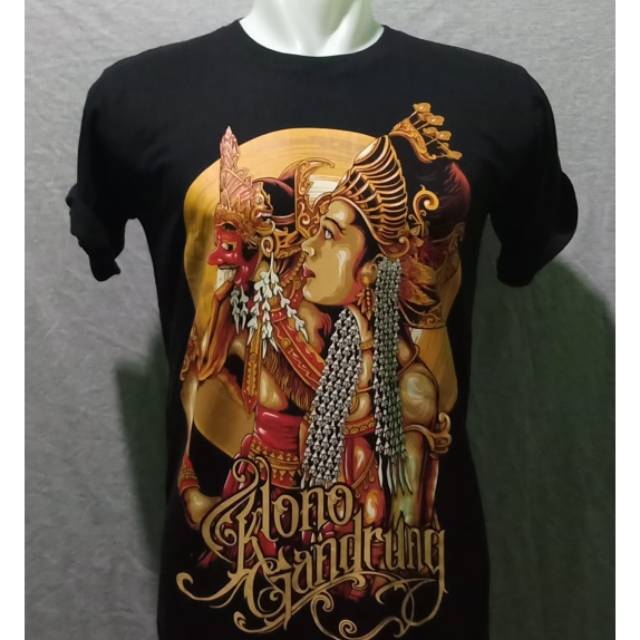 KAOS REOG PONOROGO KLONO SEWANDONO GANDRUNG / KAOS SABLON REOG PONOROGO DEWASA