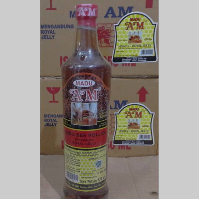 

Madu Murni Asli 100 % Australia with FRESH Bee Pollen dan Royal Jelly Netto 625 ml