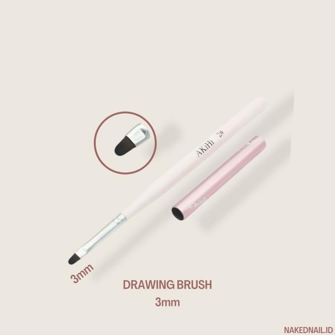 

Drawing Brush Akihi 3Mm Kuas Lukis Premium Kuas Kuku Nail Art
