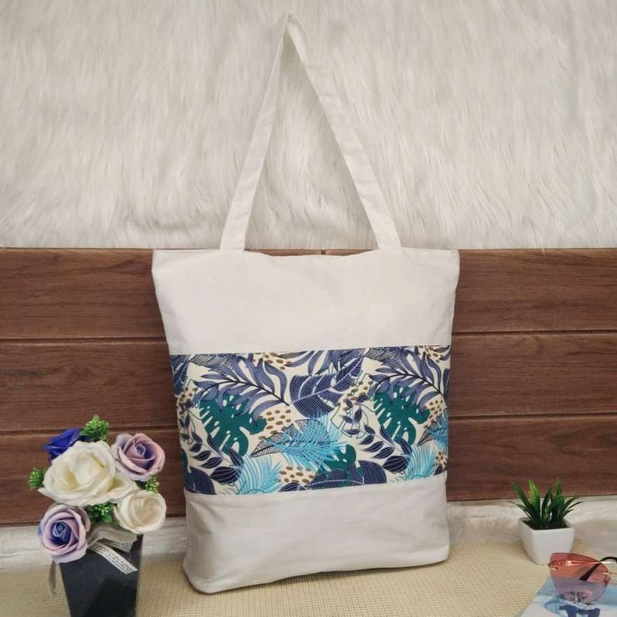 TOTE BAG WANITA TAS TOTEBAG KANVAS RESLETING SHOPPING,KULIAH,SEMINAR,BISA POLOS BISA CUSTOM SABLON